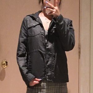 JCrew Army Green Fleece Lined Jacket